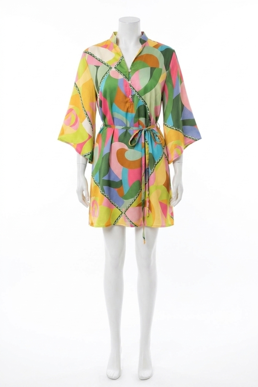NEW ALDEN ADAIR toni mini dress in hall of mirrors